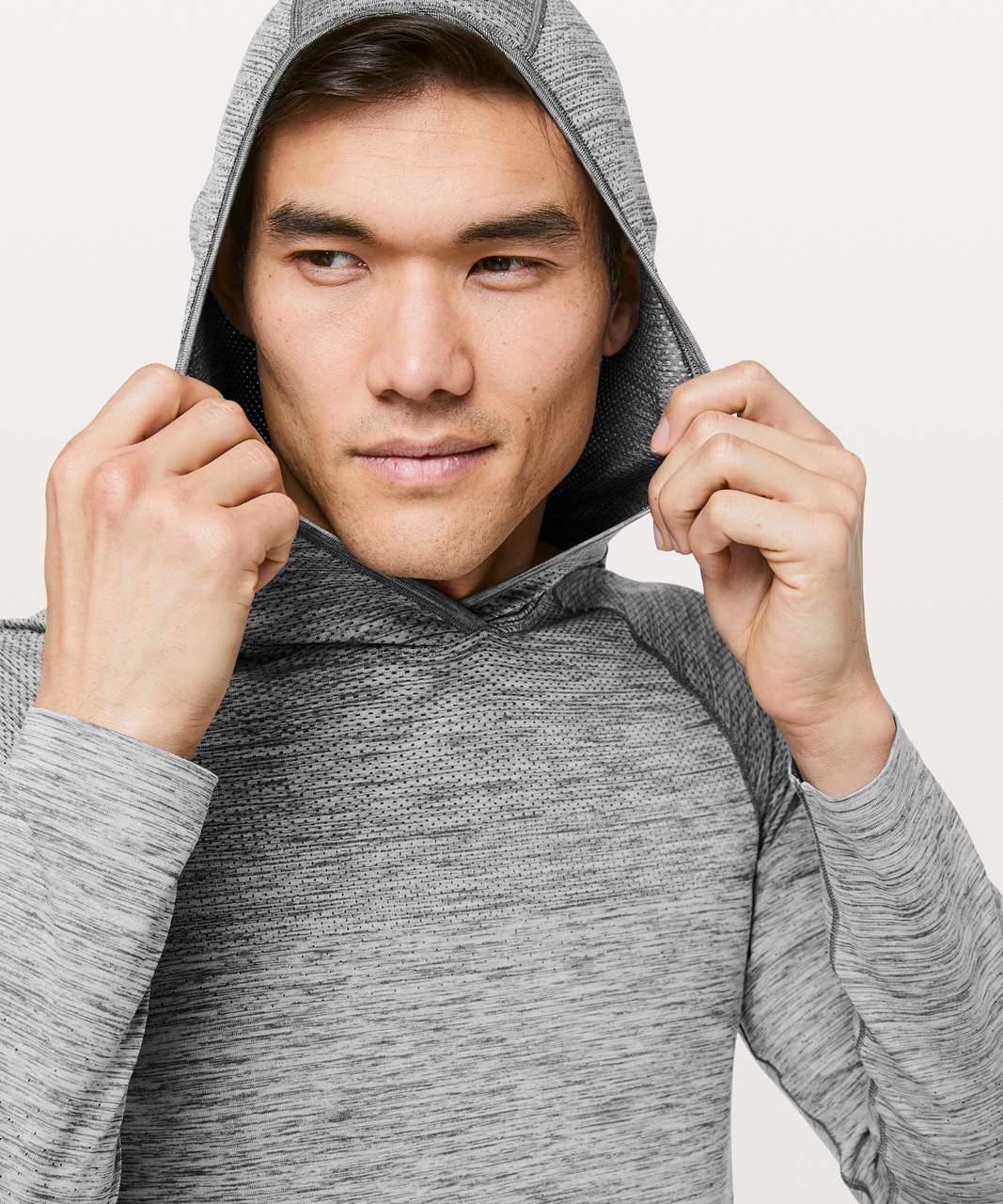 Lululemon Metal Vent Tech Pullover Hoodie - Slate / White