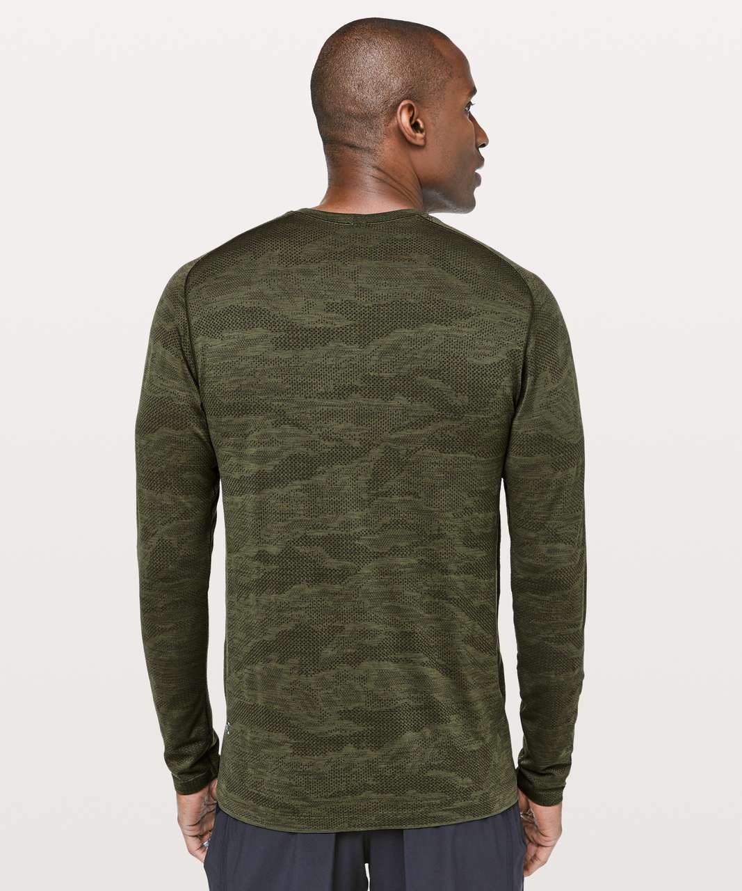 Lululemon Metal Vent Tech Long Sleeve - Dark Olive / Armory