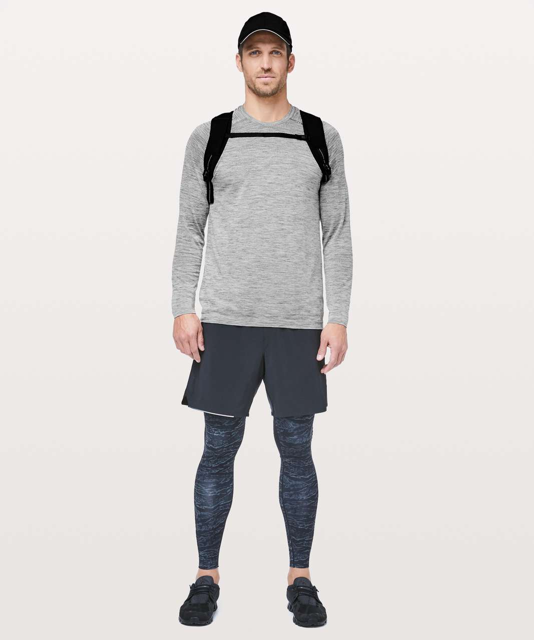 Lululemon Metal Vent Tech Long Sleeve - Slate / White