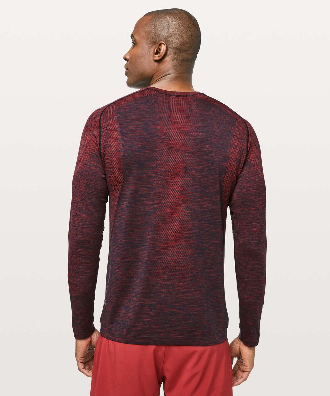 Lululemon Metal Vent Tech Long Sleeve - Spicy Red / True Navy