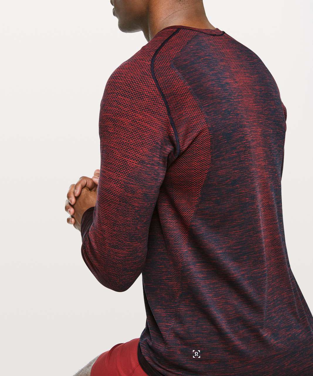 Lululemon Metal Vent Tech Long Sleeve - Spicy Red / True Navy