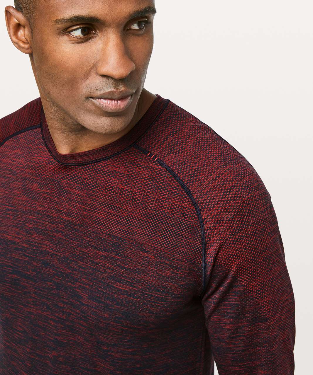 Lululemon Metal Vent Tech Long Sleeve - Spicy Red / True Navy