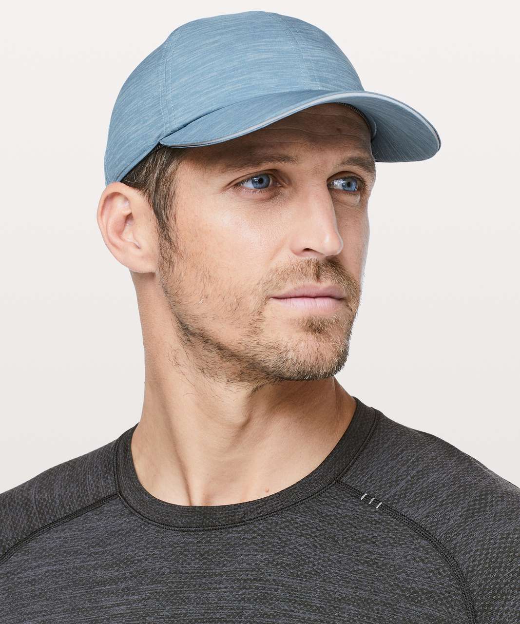 Lululemon Lightspeed Run Hat - Heather Allover Blue Cast Utility Blue