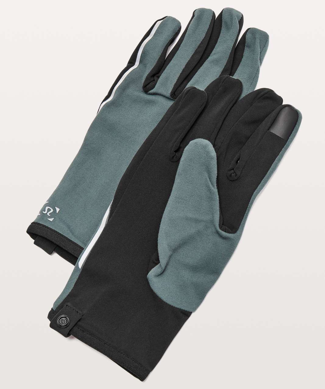 Lululemon Resolute Runner Gloves - Sea Steel / Black