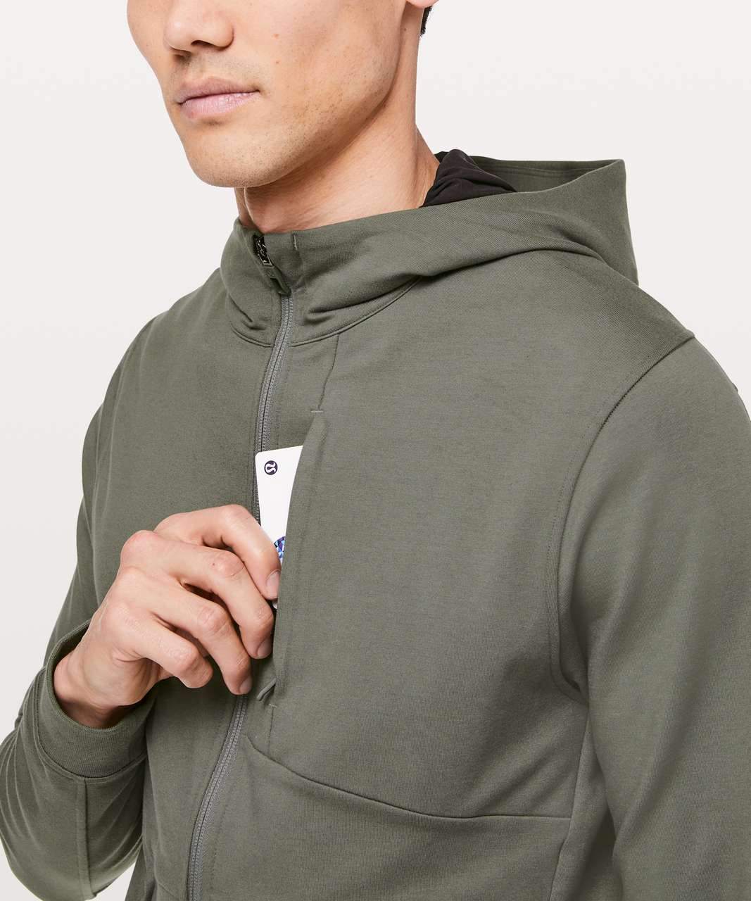 Lululemon City Sweat Zip Hoodie - Grey Sage