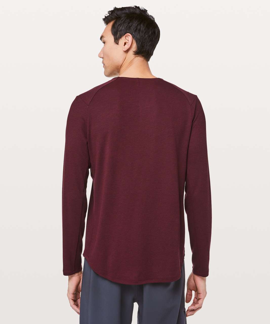 Lululemon Conflux Long Sleeve - Deep Ruby