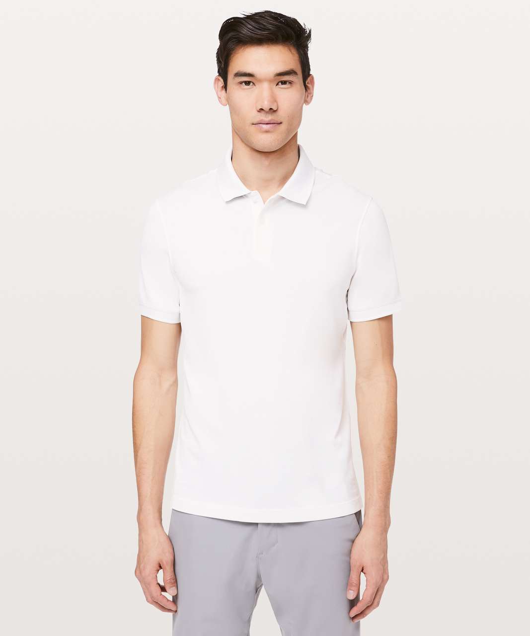 Lululemon Tech Pique Polo - White (First Release) - lulu fanatics