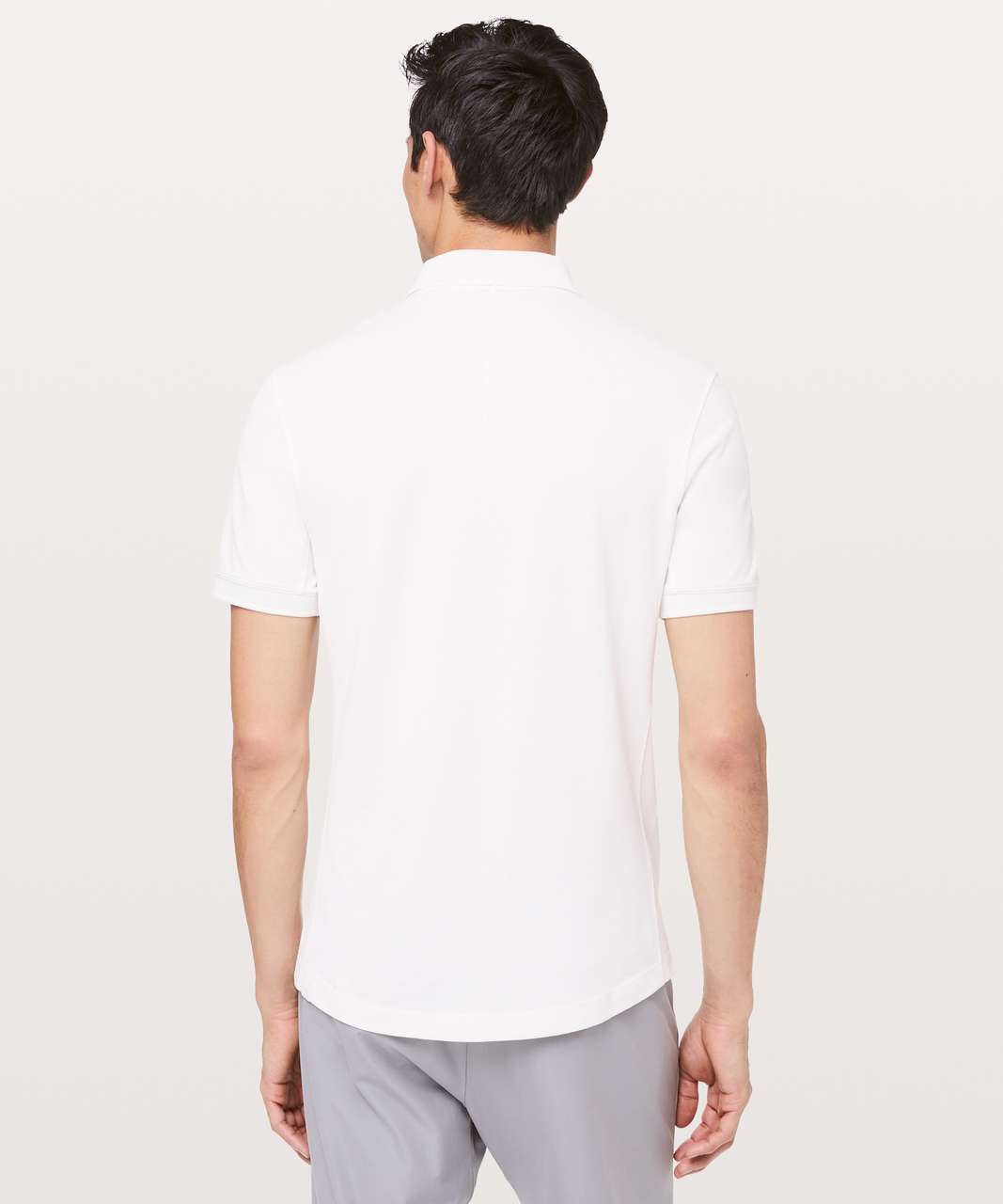 Lululemon Tech Pique Polo - White (First Release) - lulu fanatics