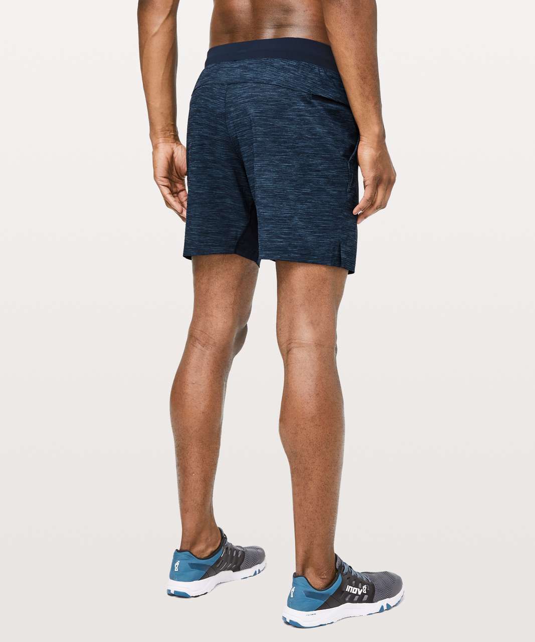 Lululemon T.H.E. Short *Nulux Liner 7 - Heather Allover Iron Blue