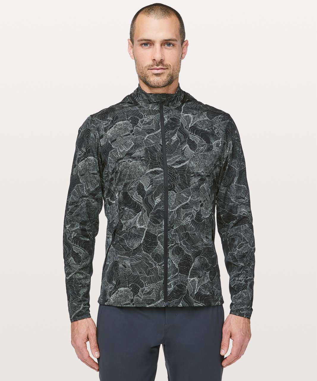 Lululemon Active Jacket - Endeavour Grey Sage Black