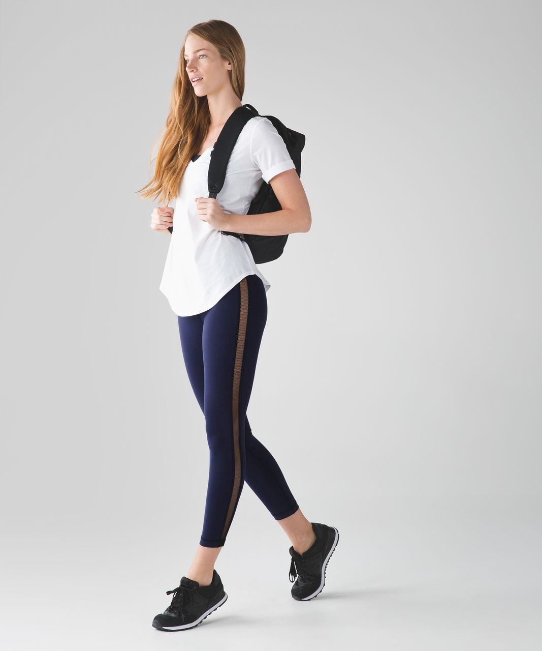 Lululemon High Times Pant (Wing Mesh) - Deep Navy - lulu fanatics