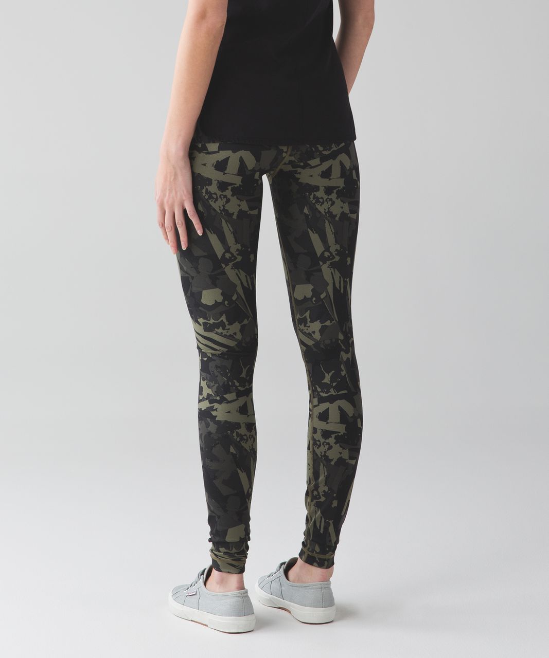 Lululemon Tight Stuff Tight - Pop Cut Fatigue Green Black - lulu fanatics