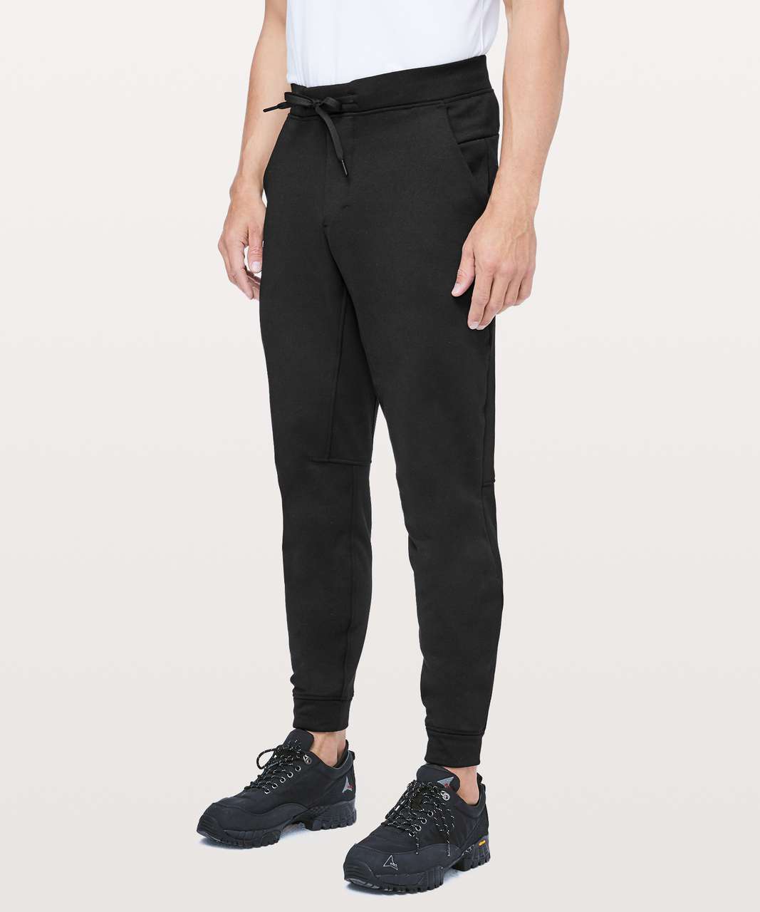 black sweat joggers