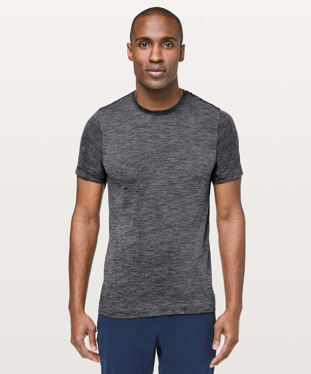 Lululemon Metal Vent Tech Surge Short Sleeve - Black / Anchor