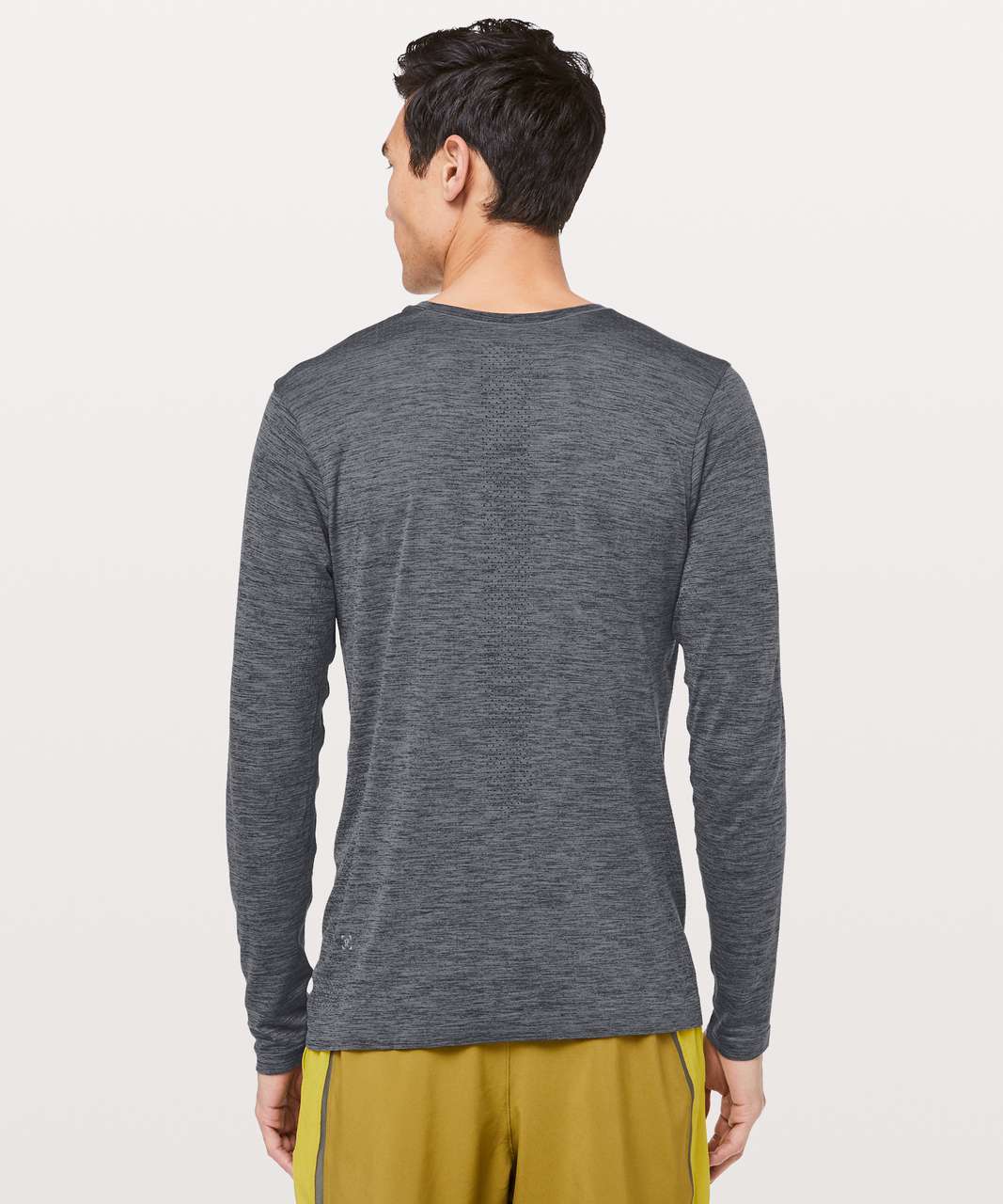 Lululemon Metal Vent Tech Surge Long Sleeve - Black / Anchor