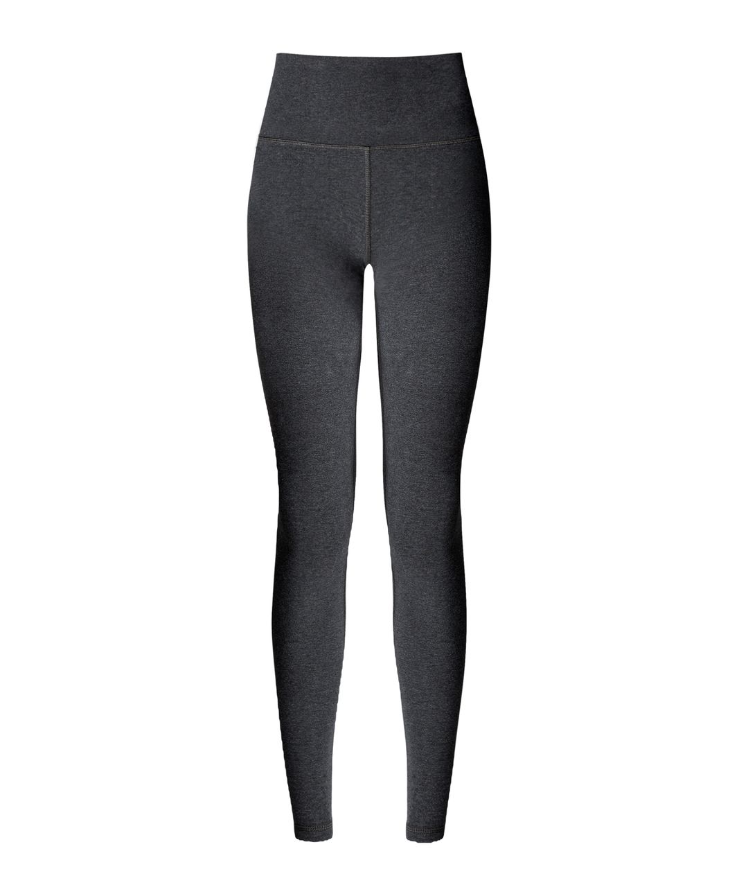 Lululemon Wunder Under Pant (Roll Down) - Heathered Black