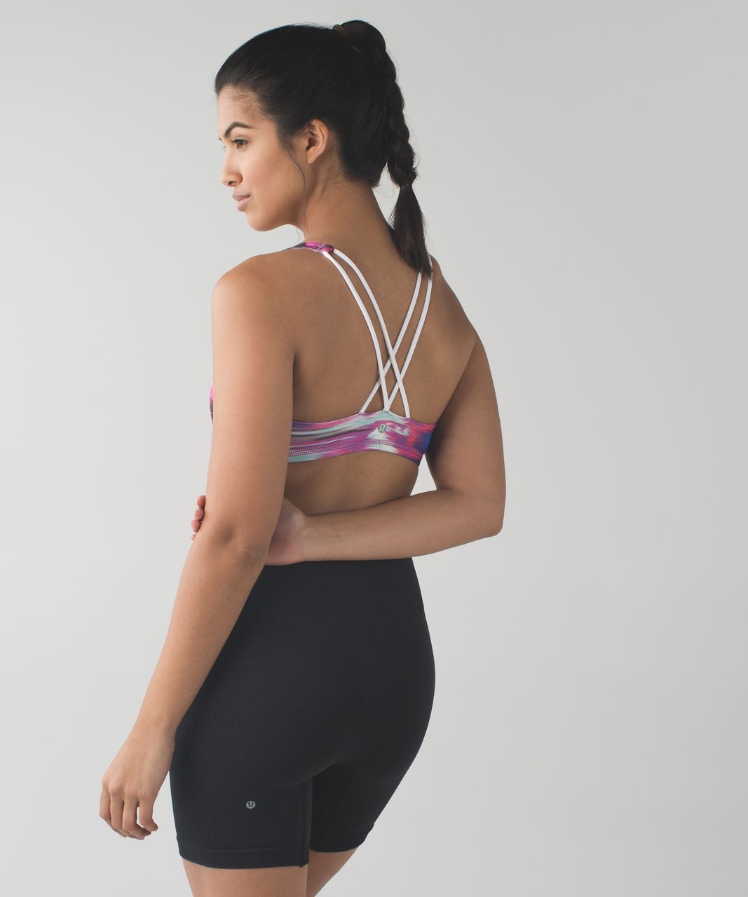 Lululemon Free To Be Bra - Pigment Wind White Multi / White