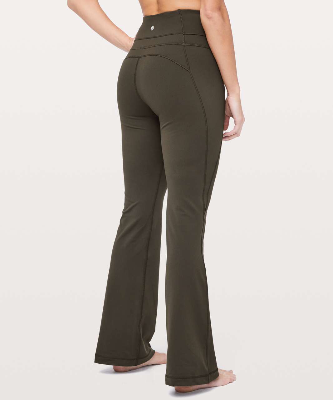 Lululemon Groove Pant Flare *Full-On Luxtreme 32" - Dark Olive