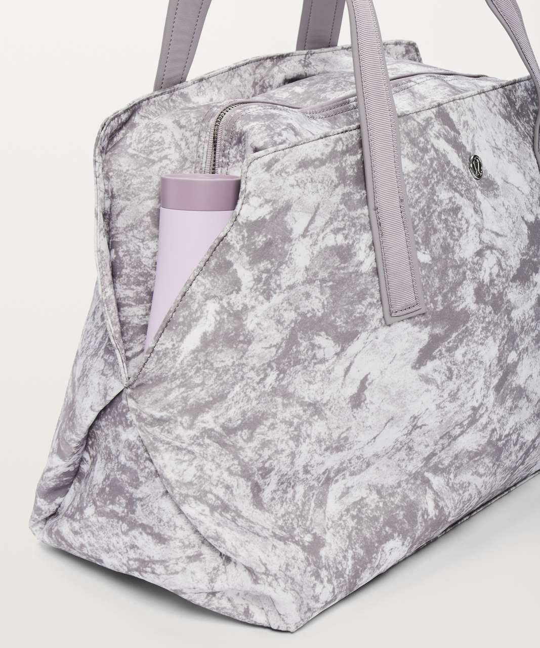 Lululemon Go Getter Bag *Heatproof Pocket 26L - Washed Marble Alpine White Silverscreen / Silverscreen