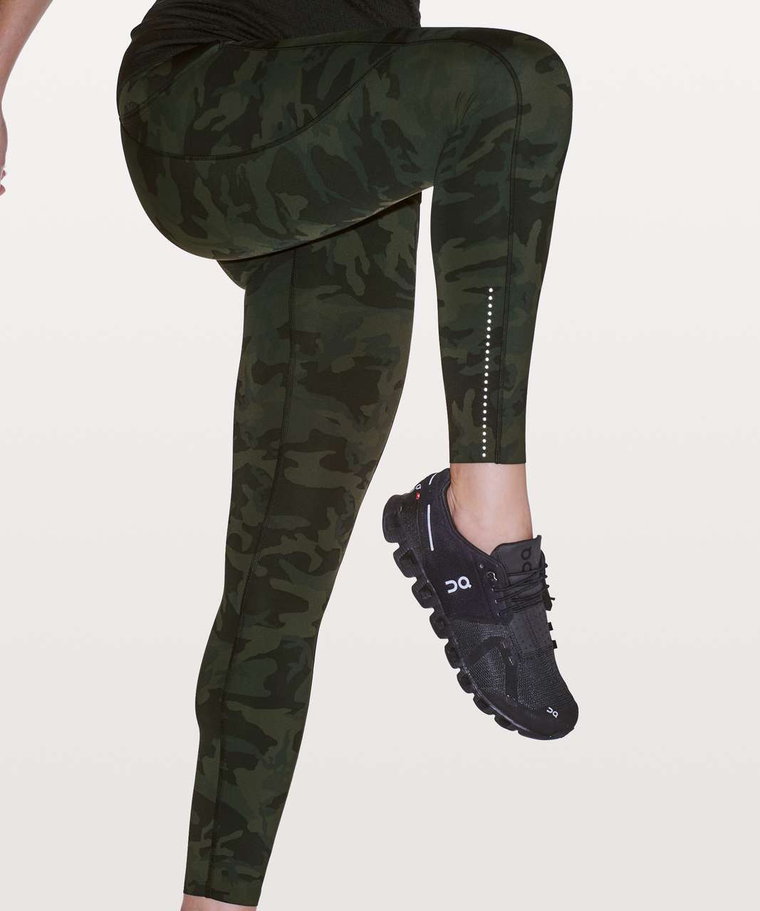 Lululemon Fast & Free Full Length Tight *Nulux 28 - Incognito Camo Multi  Gator Green - lulu fanatics