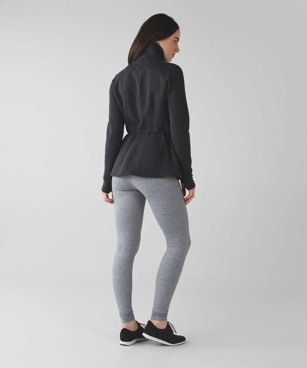 Lululemon Wunder Under Pant - Heathered Slate - lulu fanatics