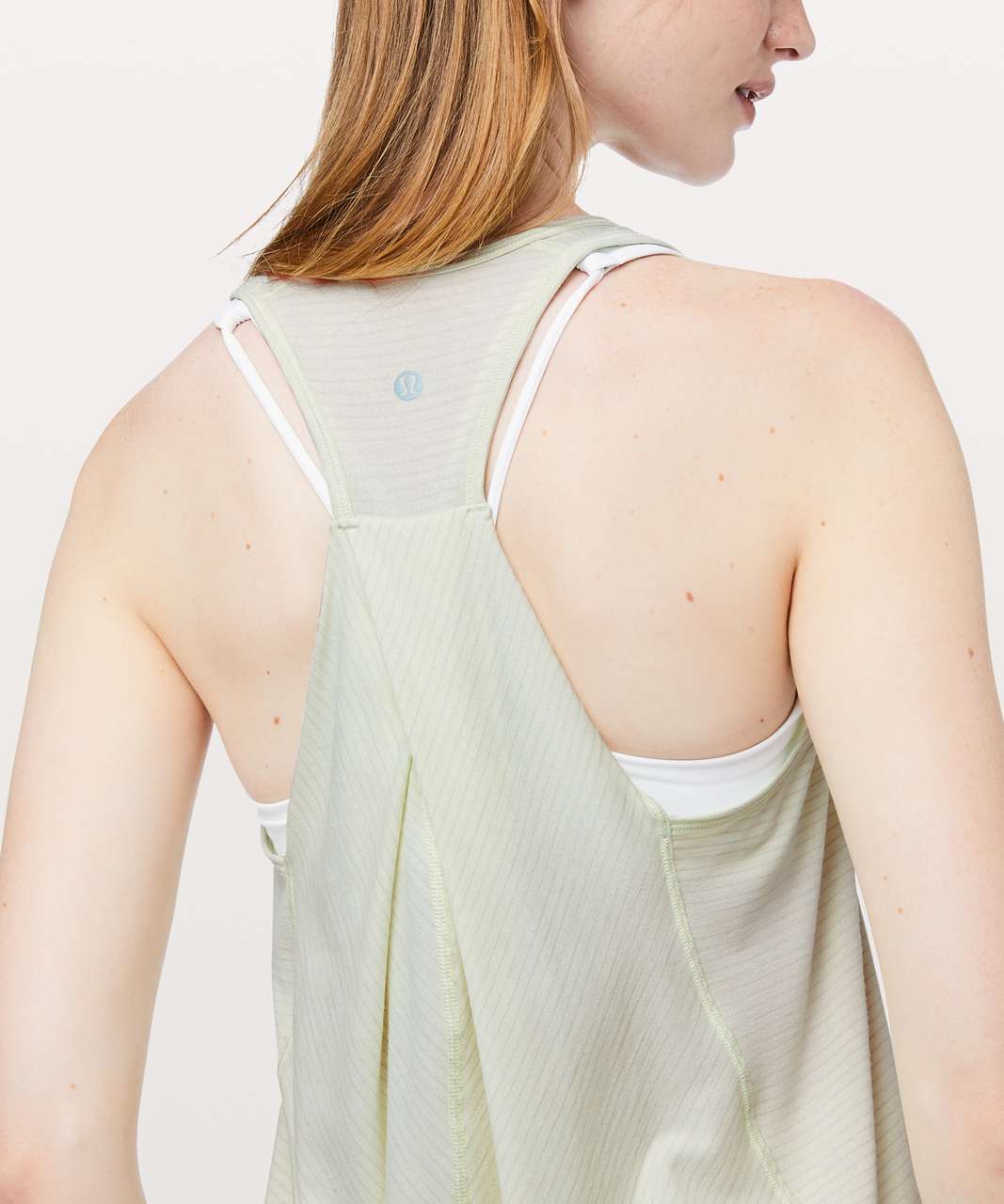 Lululemon Essential Tank - Heathered Citrus Ice