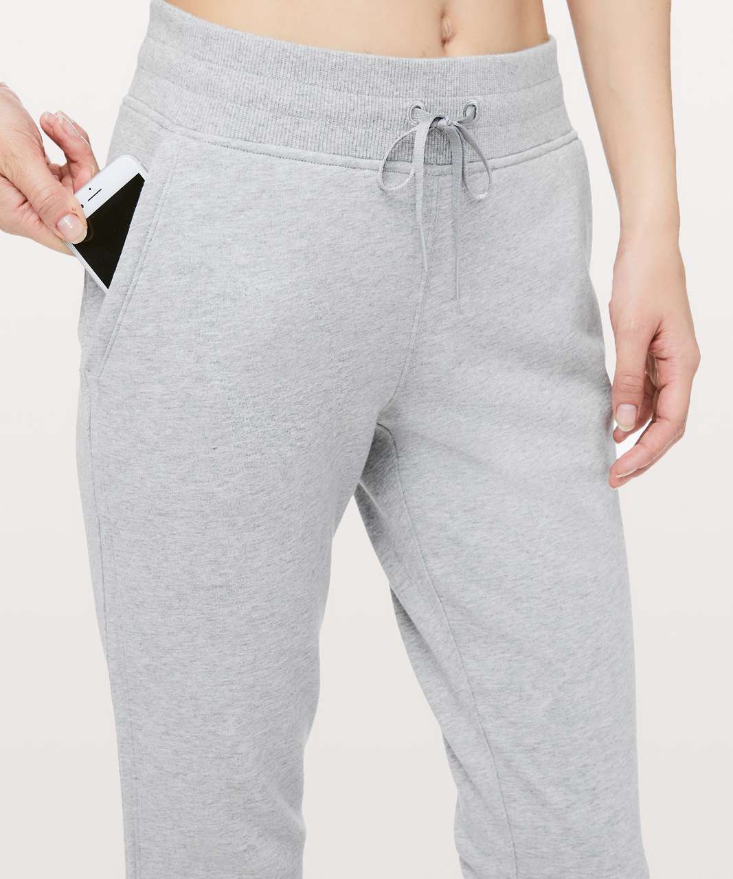 Lululemon Warm Down Jogger II 28 - Heathered Melody Light Grey - lulu  fanatics