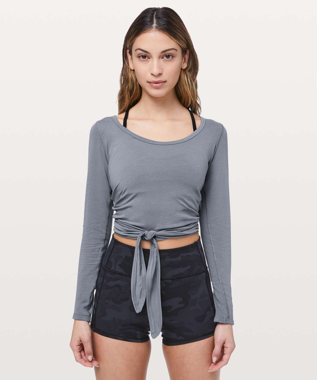 Lululemon Its A Tie Long Sleeve - Steam Blue