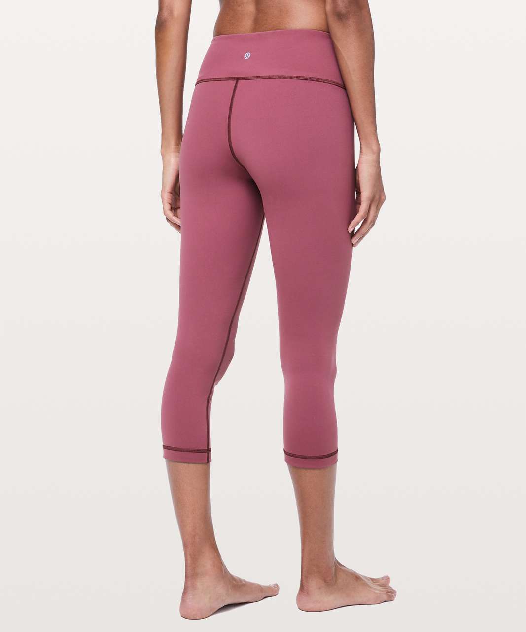 Lululemon Wunder Under Crop *Mid-Rise Full-On Luxtreme 21 - Misty Merlot -  lulu fanatics