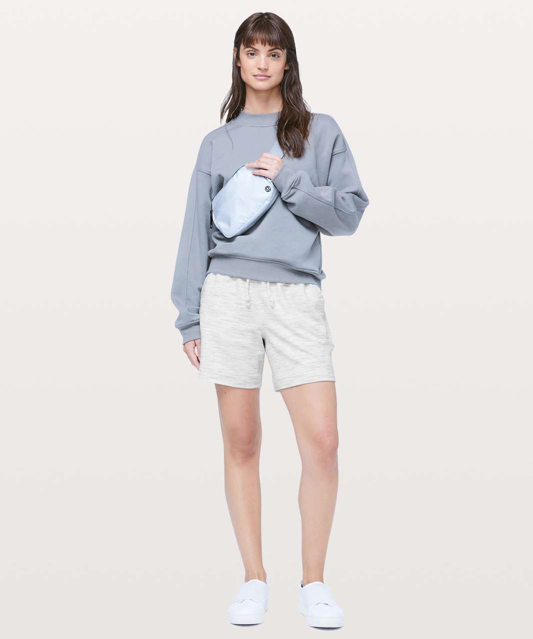 Lululemon Hello Sunday Short - Heathered Space Dyed Mod White