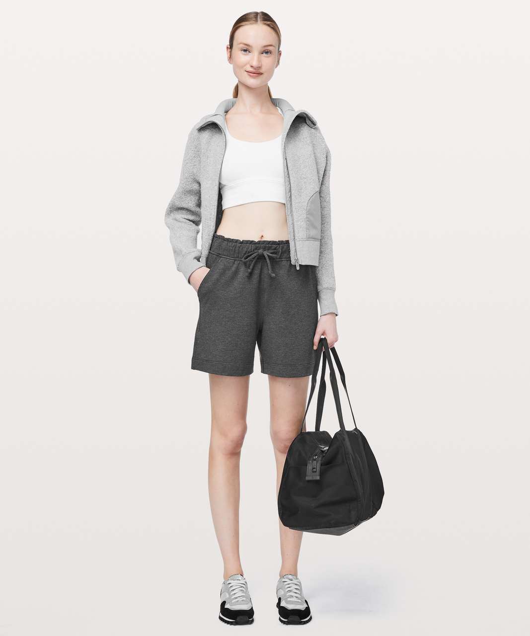 Lululemon Hello Sunday Short - Heathered Mod Black