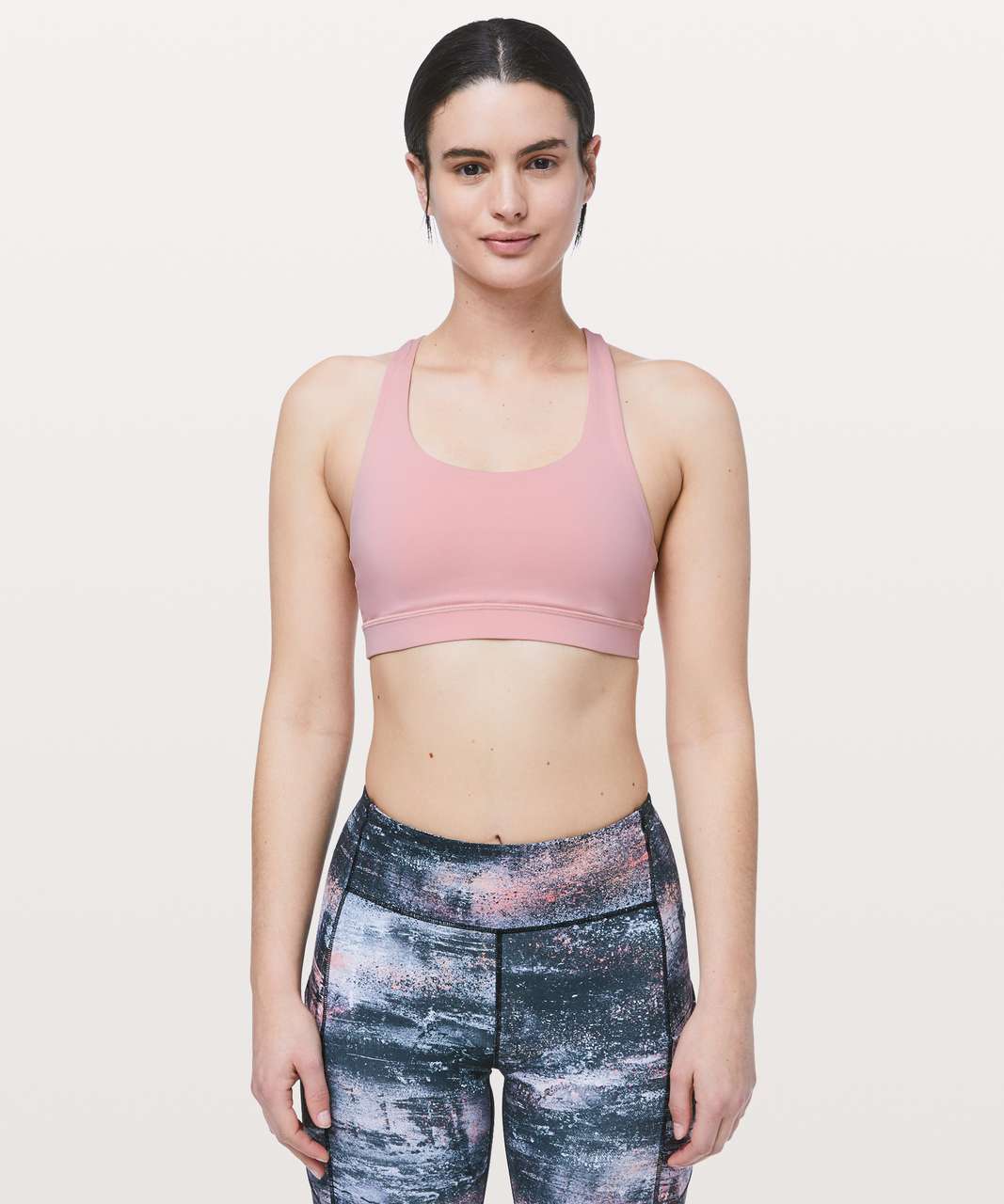 Lululemon Invigorate Bra - Cherry Blossom Pink - lulu fanatics