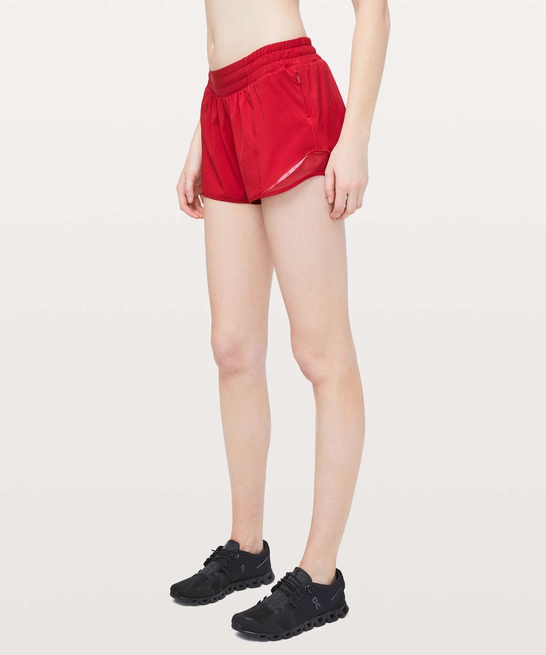 Lululemon Hotty Hot Short II *Long 4" - Dark Red (First Release)