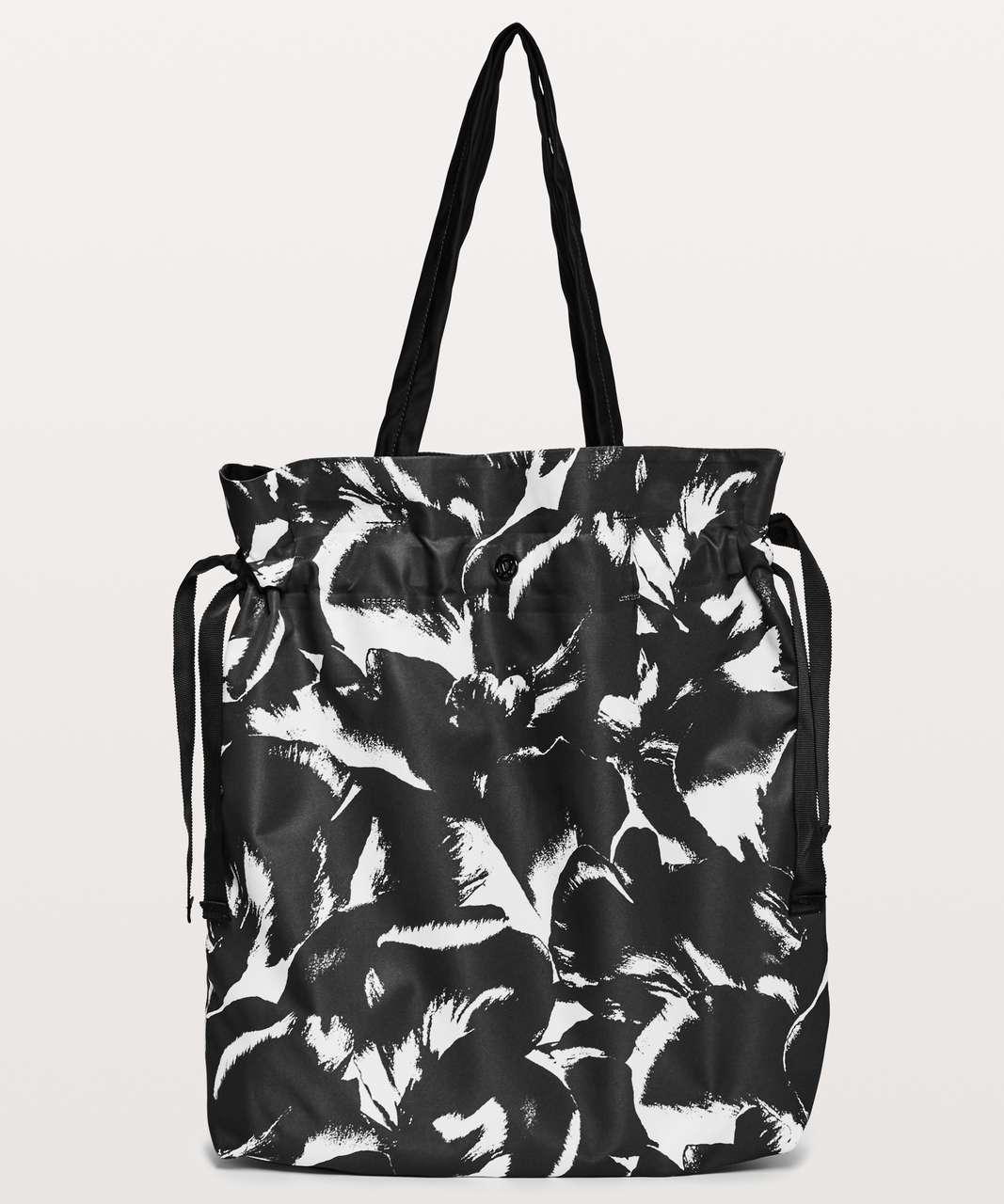 Lululemon Easy As Sunday Tote - Midi Flower Pop Starlight Deep Coal