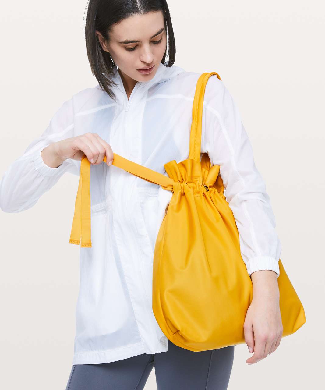 Lululemon Easy As Sunday Tote - Honey Lemon