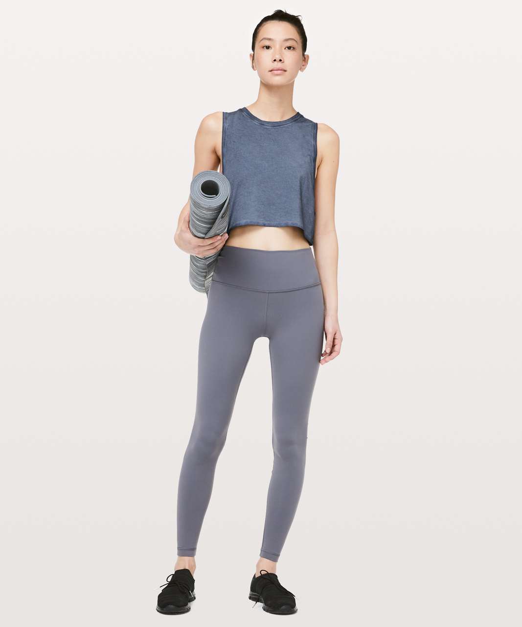 Lululemon Muscle Love Crop Tank *Fade - Washed Moon Blue