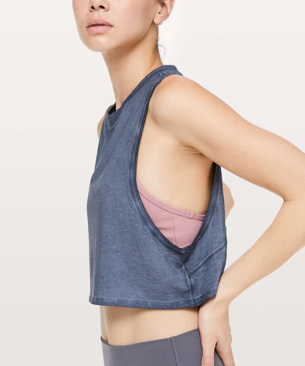 Lululemon Muscle Love Crop Tank *Fade - Washed Moon Blue