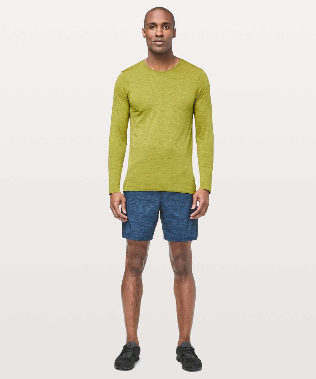 Lululemon Metal Vent Tech Surge Long Sleeve - Mossy / Golden Lime