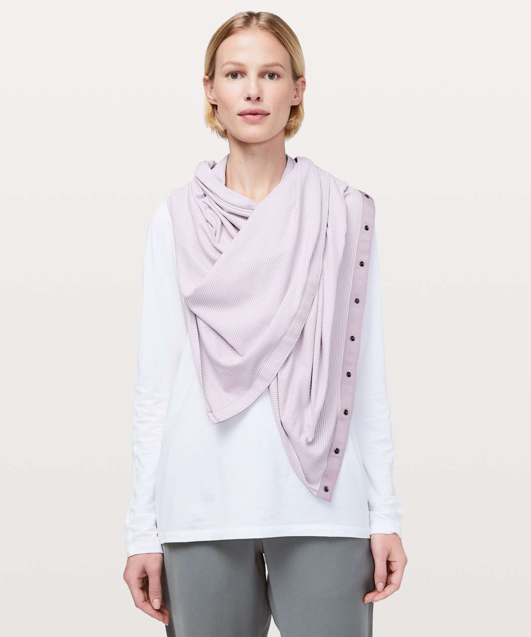 Lululemon Vinyasa Scarf *Rulu - Tonka Stripe Antoinette White