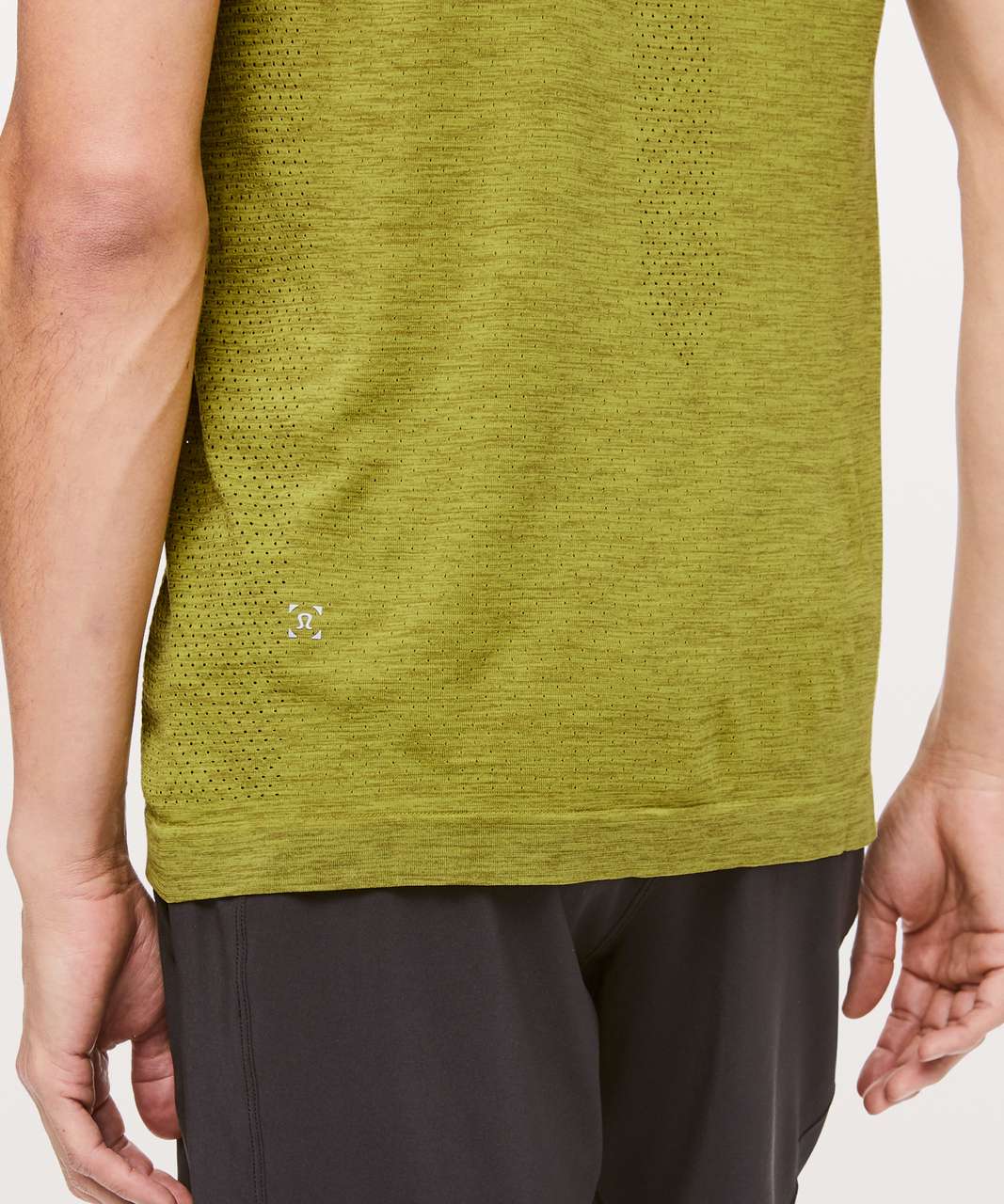 Lululemon Metal Vent Tech Surge Short Sleeve - Mossy / Golden Lime