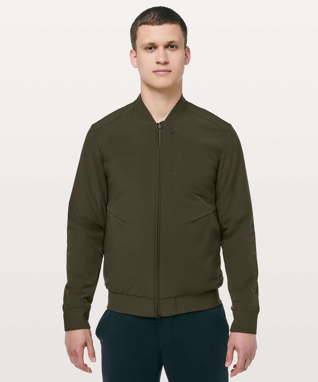 lululemon green bomber jacket