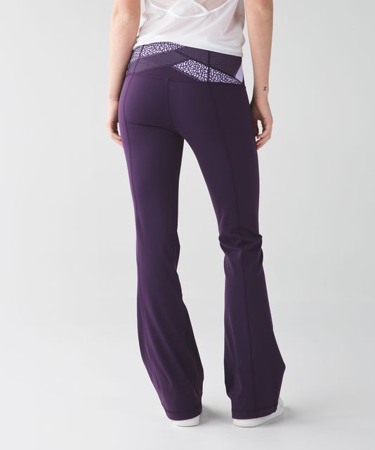 Lululemon Groove Super-High-Rise Flared Pant Nulu - Java - lulu fanatics