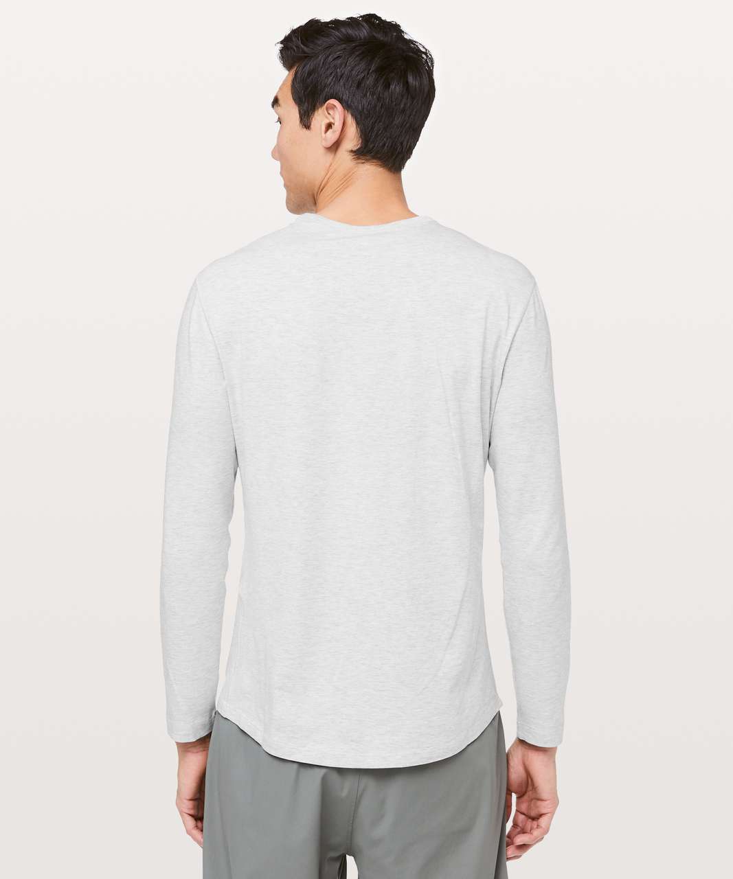 Lululemon 5 Year Basic Long Sleeve - Heathered Core Ultra Light Grey