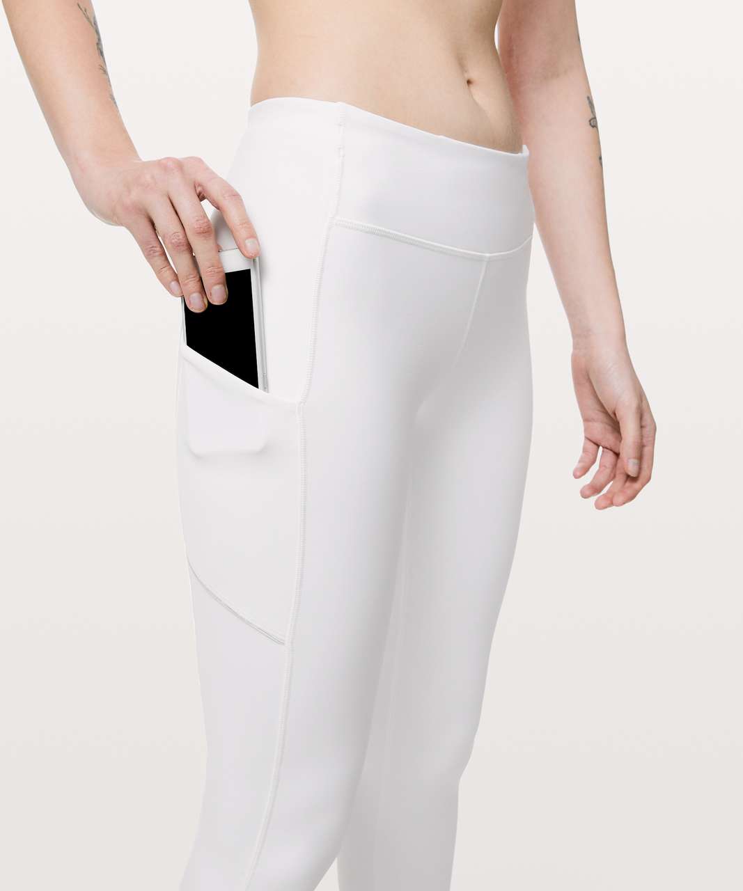 Lululemon Speed Up Crop *21" - White