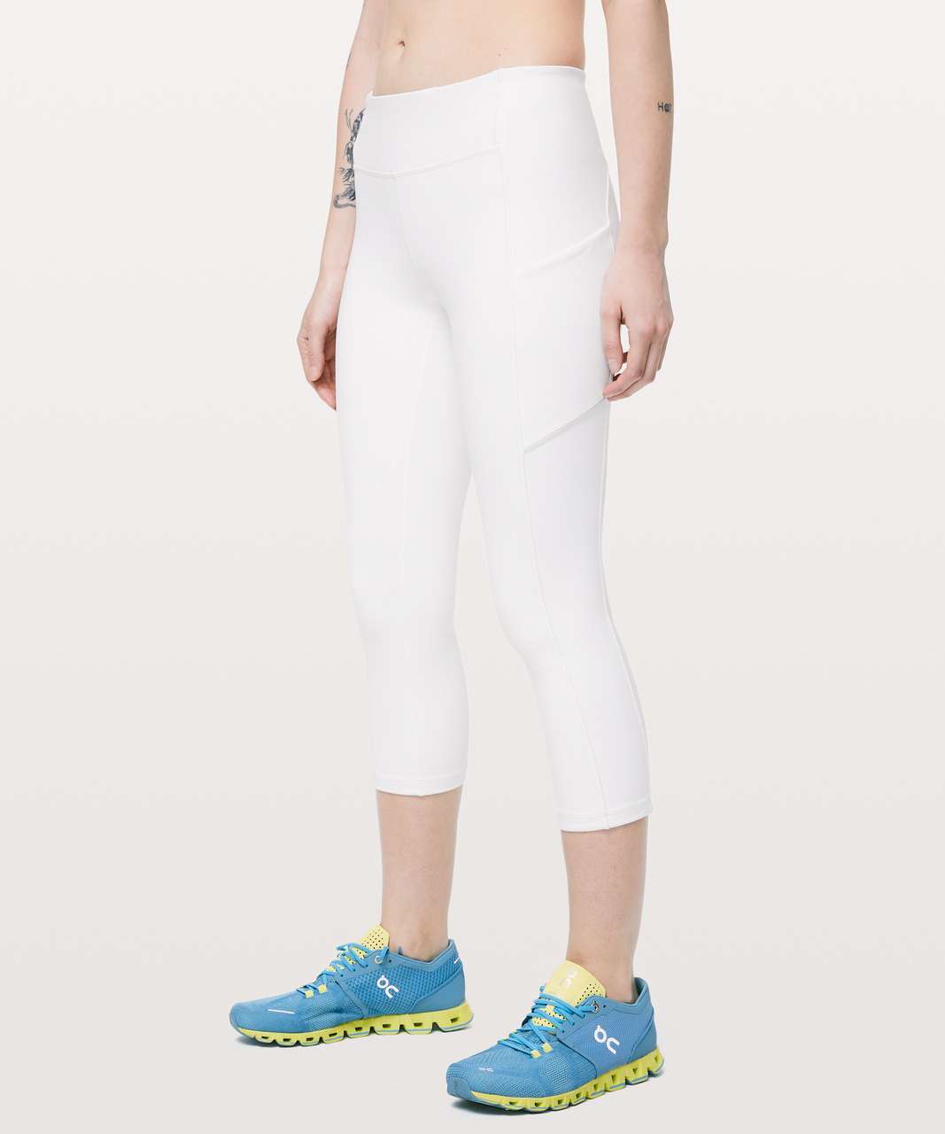 Lululemon Speed Up Crop *21" - White