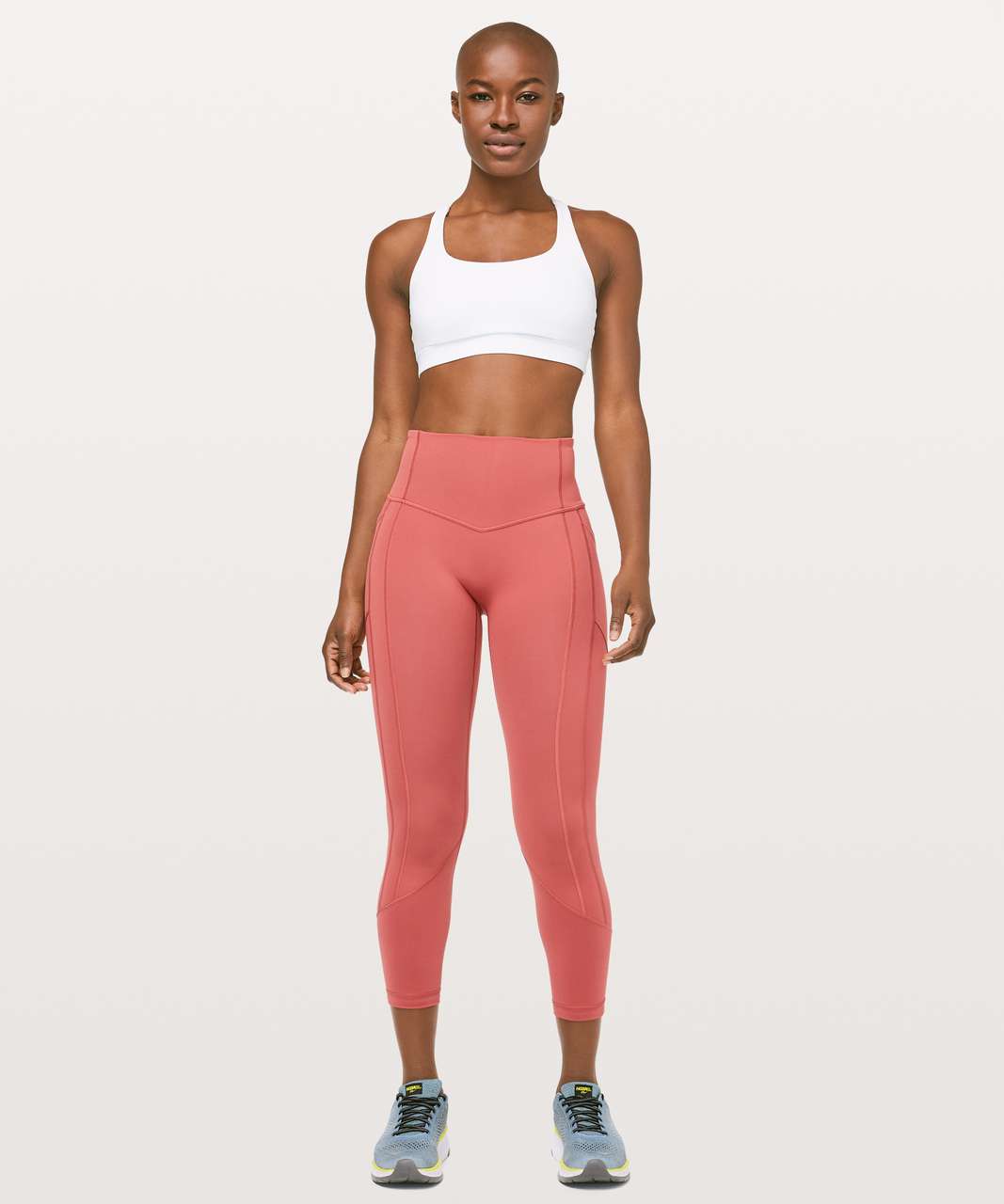 Lululemon All The Right Places Crop II *23" - Brick Rose