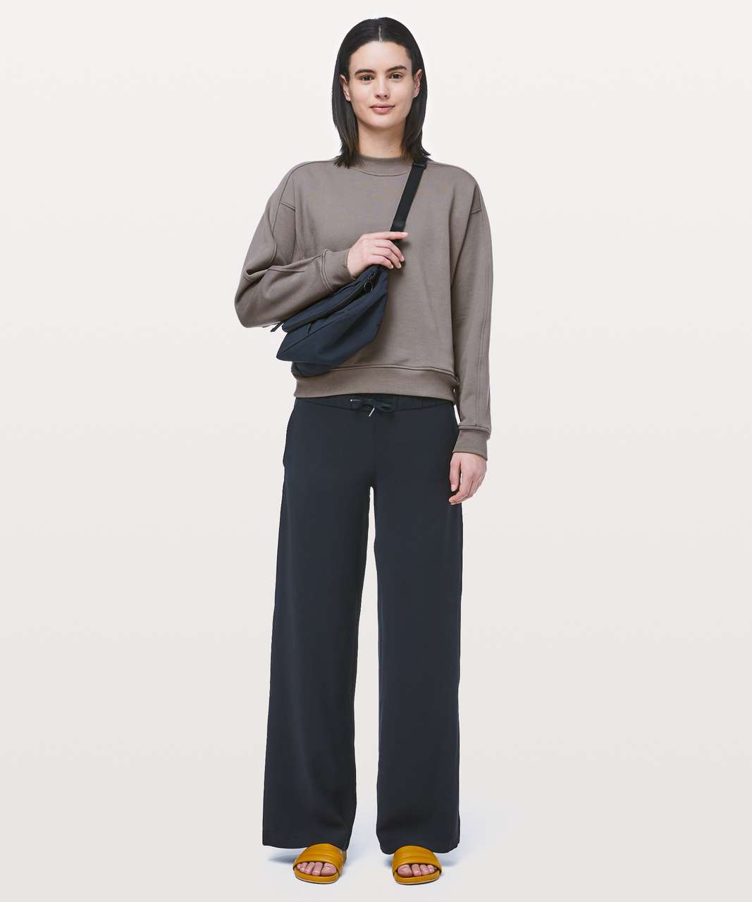 Lululemon Chill On Pullover - Carbon Dust - lulu fanatics