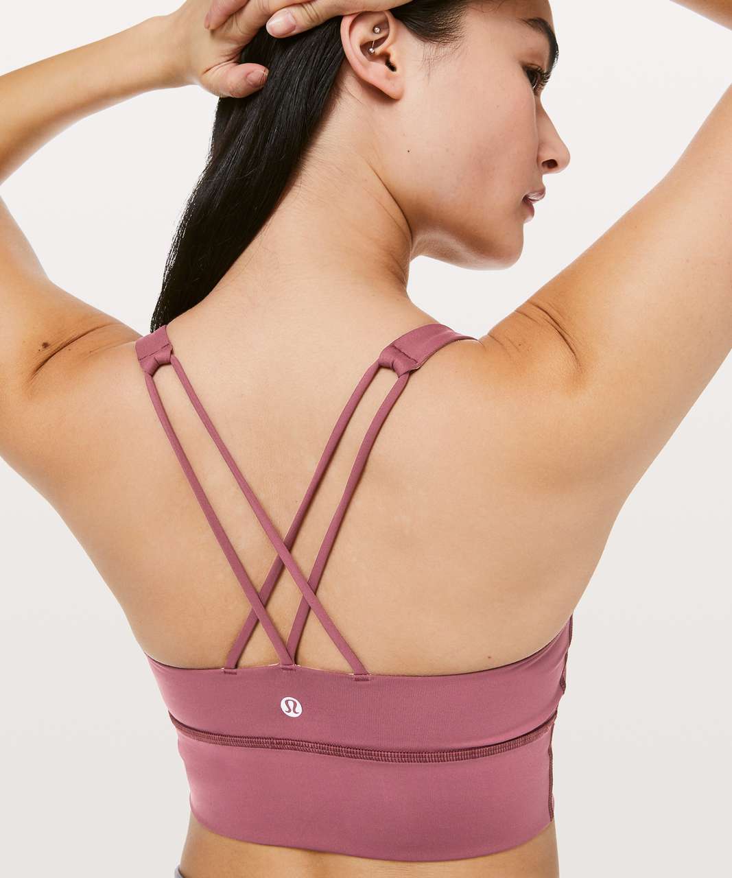 Lululemon Free To Be Bra *Long Line - Misty Merlot