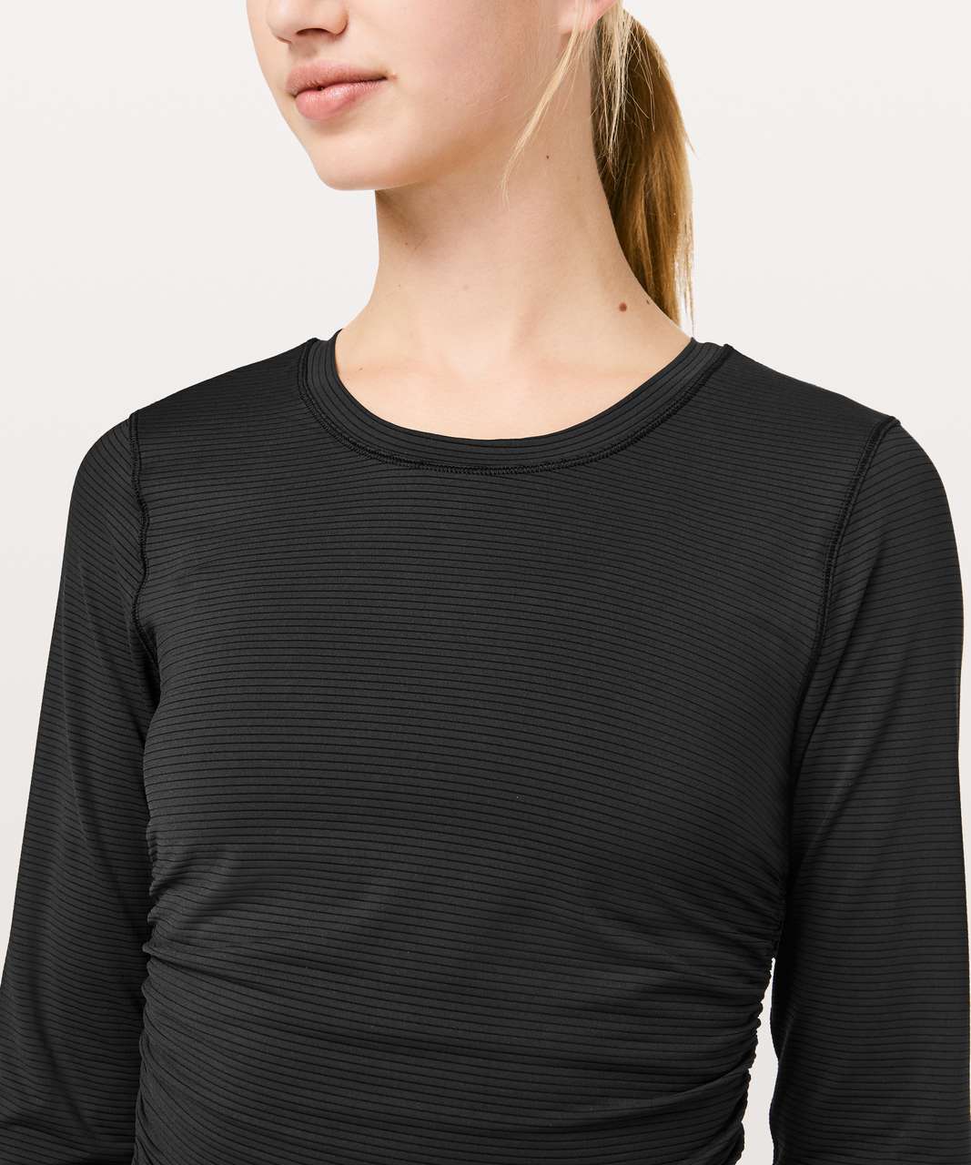 Lululemon Ruche Of Adrenaline Long Sleeve - Black