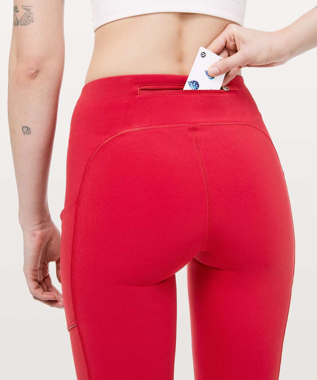 Lululemon Speed Up Tight Tall 31" - Dark Red